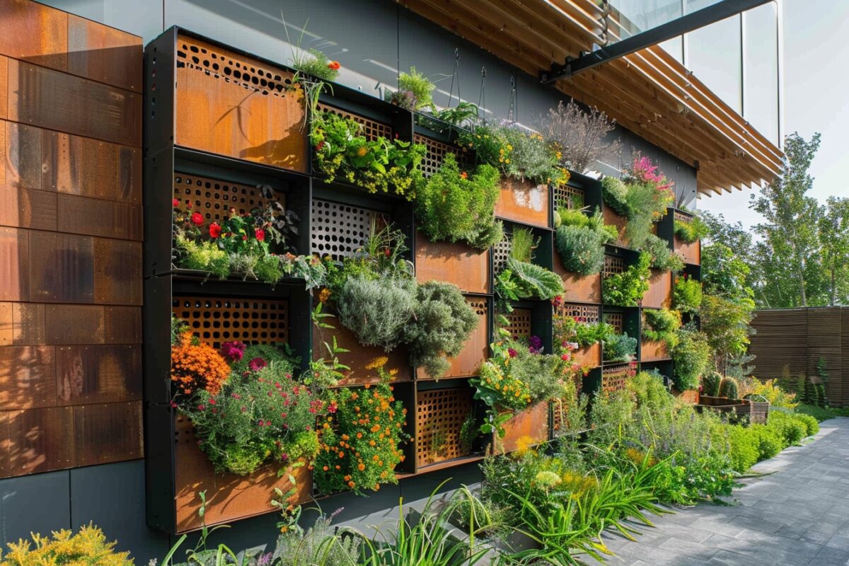 Jardins verticaux : solutions créatives pour petits espaces