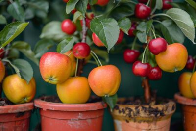 Arbres fruitiers nains : L'abondance dans un petit jardin