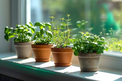 Des aromates à portée de main : Cultivez vos herbes sur le rebord de la fenêtre