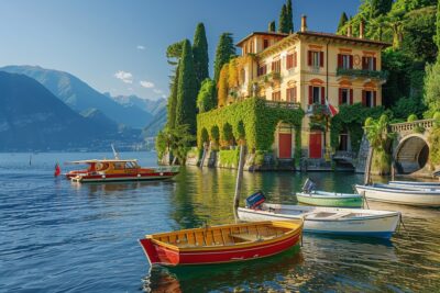 Les grands lacs italiens : un voyage pictural et romantique